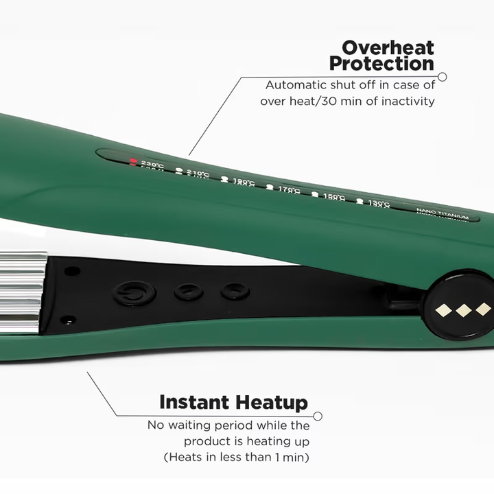 IKONIC PROFESSIONAL PRO TITANIUM CRIMPER EMERALD