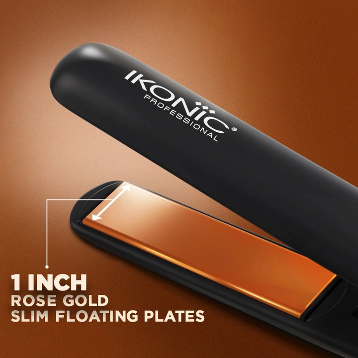 IKONIC SIMPLY STRAIGHT HAIR STRAIGHTENER-BLACK