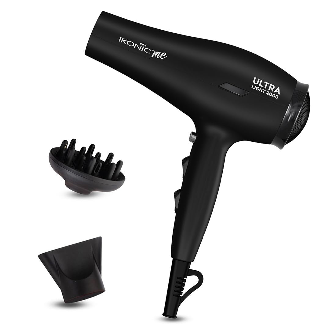 IKONIC ULTRA LIGHT 2000 HAIR DRYER BLACK