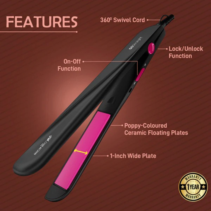 IKONIC GO STRAIGHT HAIR STRAIGHTENER