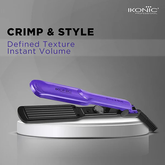 Ikonic Crimp & Style - Purple & Black - Crimper