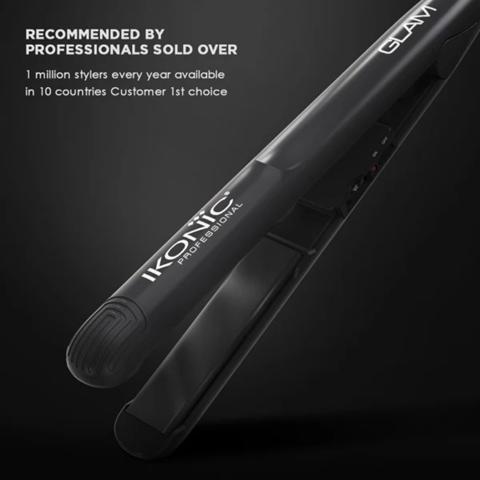 Ikonic Hair Straightener Glam Black - Straightener