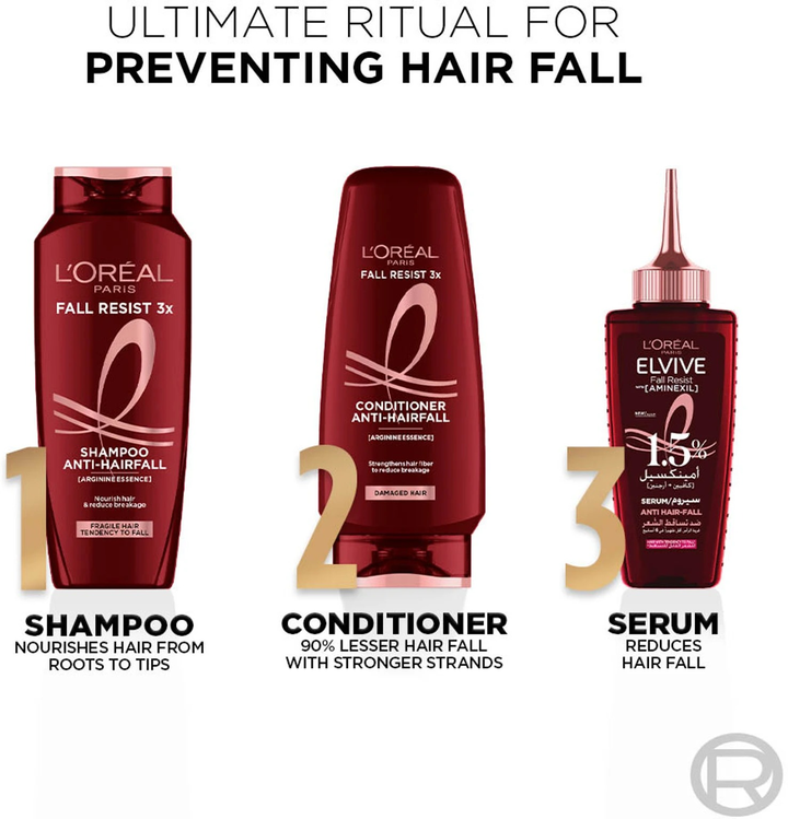 LOREAL FALL RESIST 3X ANTI HAIR FALL SHAMPOO 200ML
