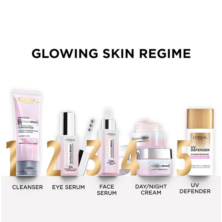 LOREAL GLYCOLIC BRIGHT GLOWING NIGHT CREAM- 50ML