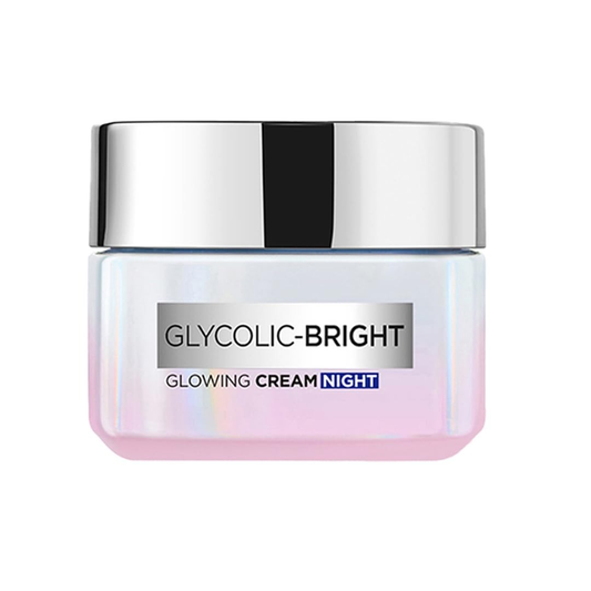 LOREAL GLYCOLIC BRIGHT GLOWING NIGHT CREAM- 50ML