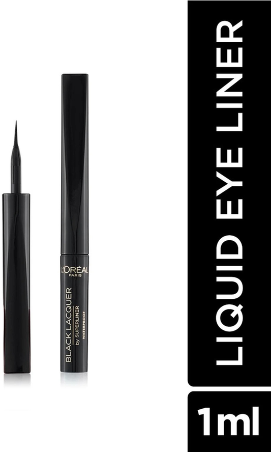 LOREAL PARIS BLACK LAQUER BY SUPER LINER WATER PROOF EYE LINER