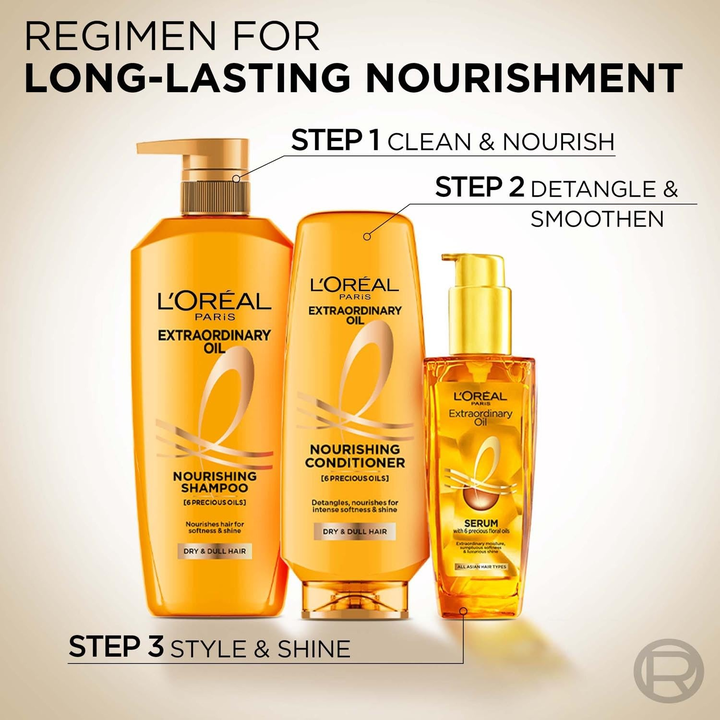 LOREAL PARIS EXTRAORDINARY OIL NOURISHING SHAMPOO- 180 ML