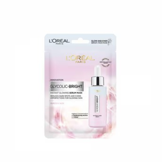 LOREAL PARIS GLYCOLIC-BRIGHT FACE
 MASK 22GM