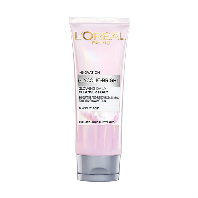 LOREAL PARIS GLYCOLIC CLEANSER FOAM- 100 ML
