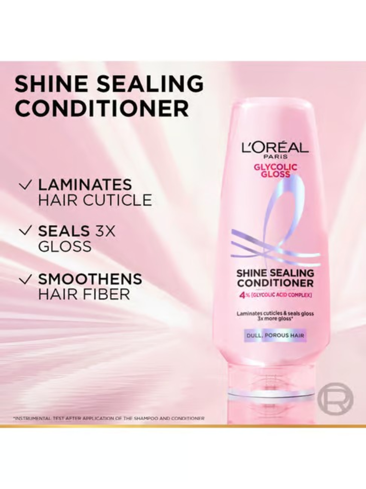 LOREAL PARIS GLYCOLIC GLOSS CONDITIONER-175 ML