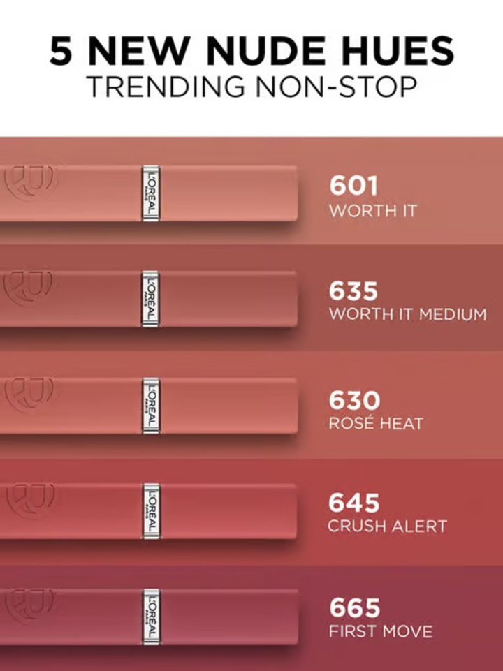 LOREAL PARIS INFALLIBLE LIQUID LIPSTICK 665 FIRST MOVE