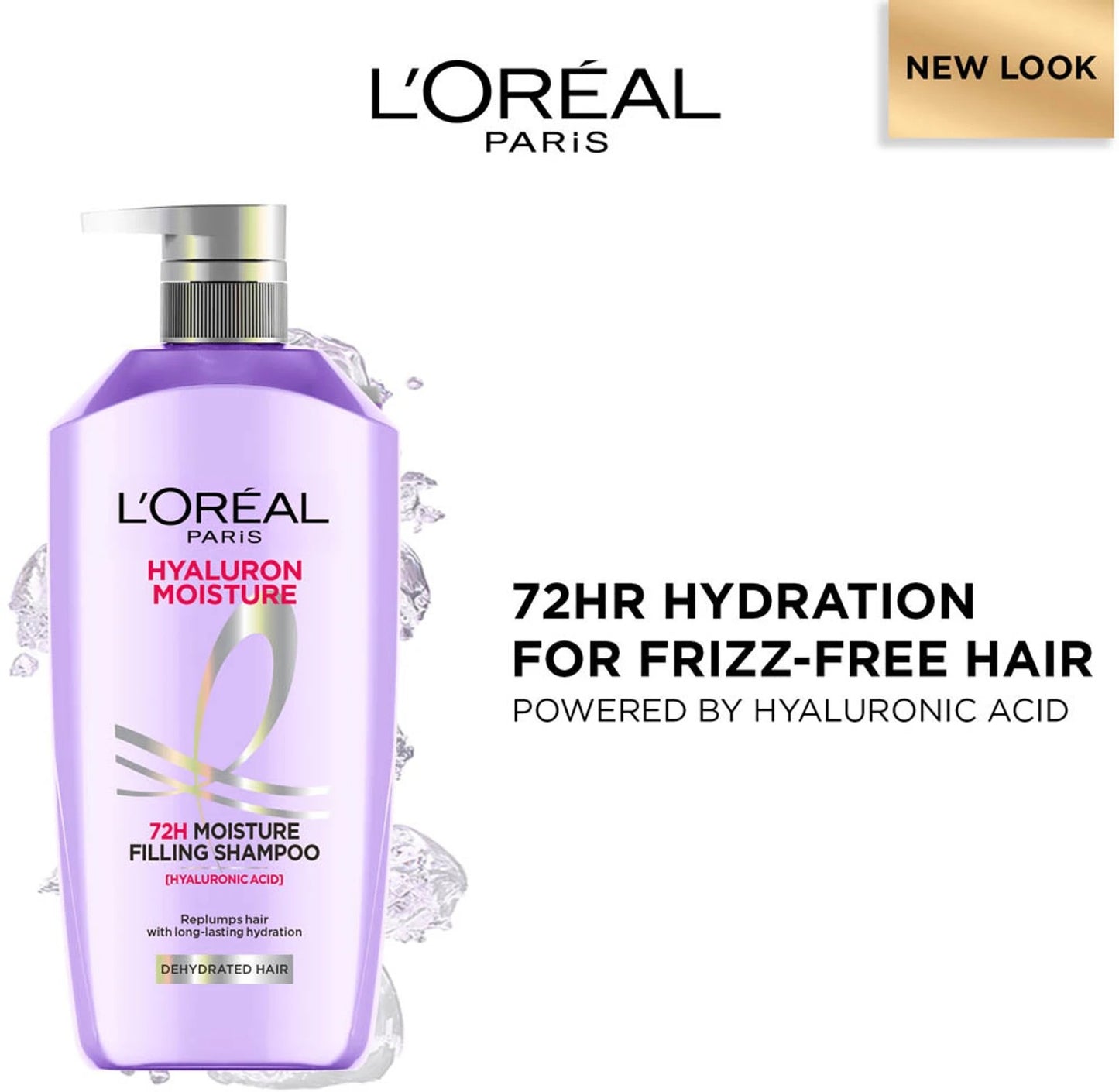 LOREAL PARIS SHAMPOO HYALURON MOISTURE- 650 ML