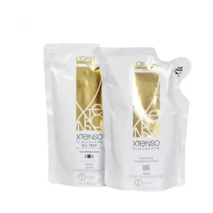 LOREAL XTENSO OLEO SHAPE OIL TREO SMOOTHING CREAM HAIR