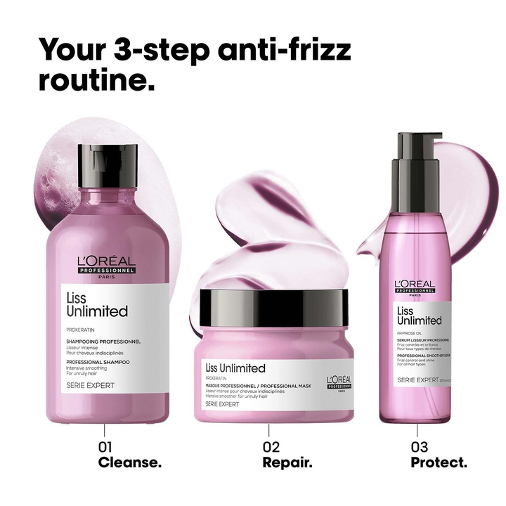 L'OREAL PROFESSIONNEL LISS UNLIMITED SERUM- 125 ML