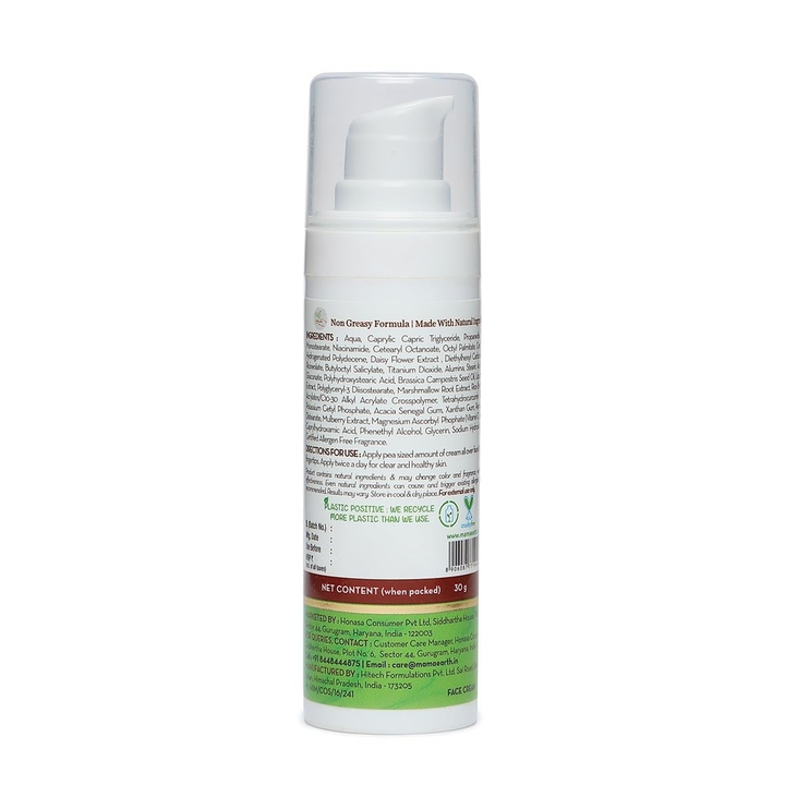 MAMA EARTH BLEMISHES REMOVE FACE CREAM 30GM