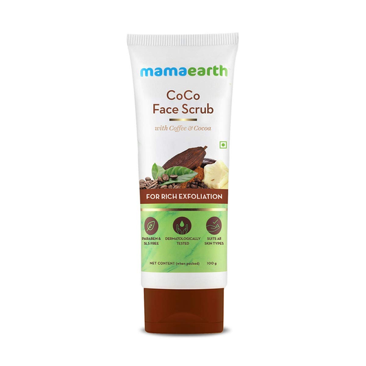 MAMAEARTH COCO FACE SCRUB-ME 100GM