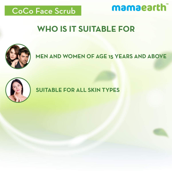 MAMAEARTH COCO FACE SCRUB-ME 100GM