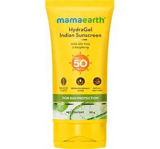 MAMAEARTH HYDRAGEL INDIAN SUNSCREEN SUN PROTECTION/50G
