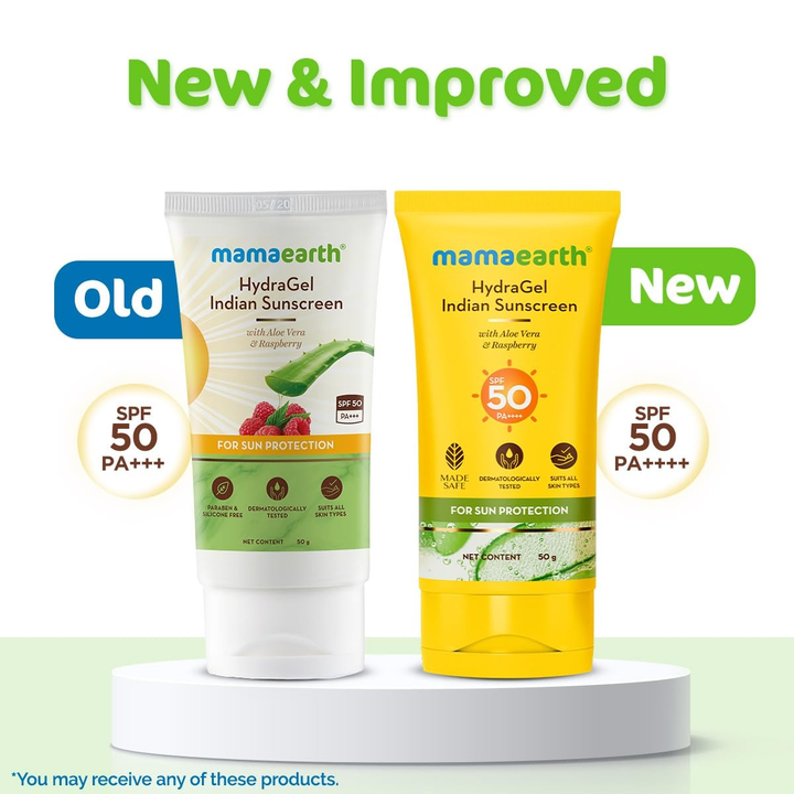 MAMAEARTH HYDRAGEL INDIAN SUNSCREEN SUN PROTECTION/50G