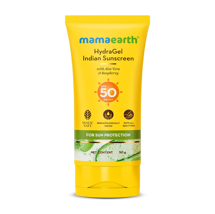MAMAEARTH HYDRAGEL INDIAN SUNSCREEN SUN PROTECTION/50G