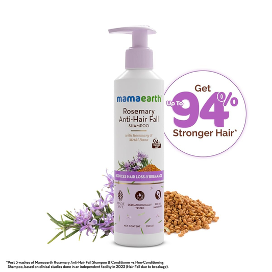 MAMAEARTH ROSEMARY ANTI HAIR FALL SHAMPOO 250ML