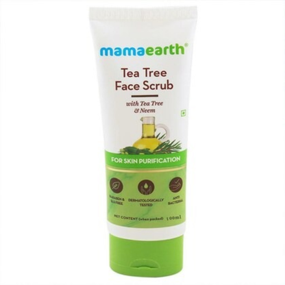 MAMAEARTH TEA TREE FACE SCRUB 100ML