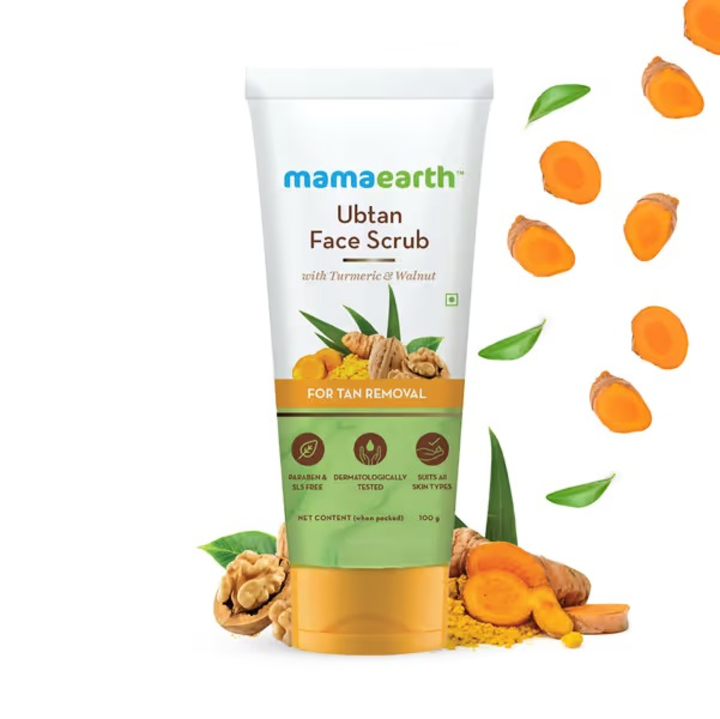 MAMAEARTH UBTAN FACE SCRUB FOR TAN REMOVAL/100G