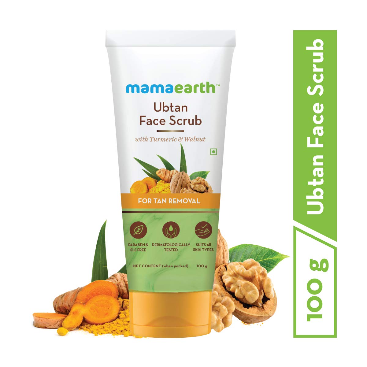 MAMAEARTH UBTAN FACE SCRUB FOR TAN REMOVAL/100G
