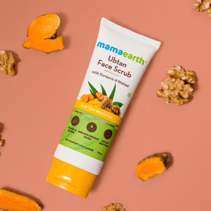 MAMAEARTH UBTAN FACE SCRUB FOR TAN REMOVAL/100G