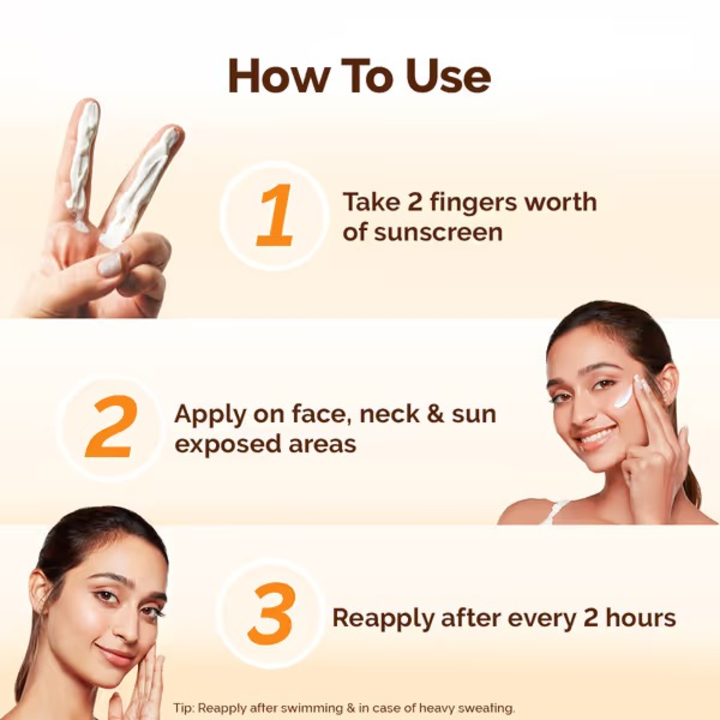 MAMAEARTH ULTRALIGHT INDIAN SUNSCREEN SPF 50 80G