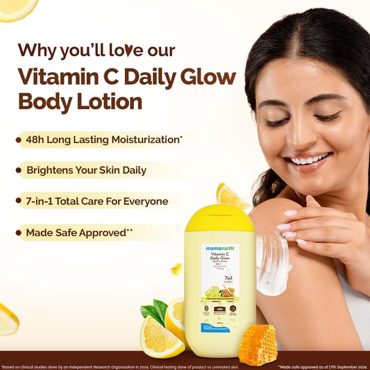 MAMAEARTH VITAMIN C DAILY GLOW BODY LOTION 100ML