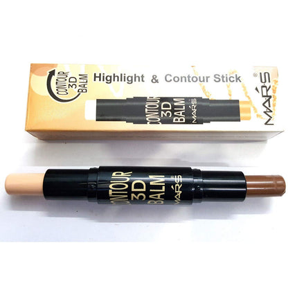MARS 3D BALM HIGHLIGHT&CONTOUR STICK 1 BEIGE 6.2G
