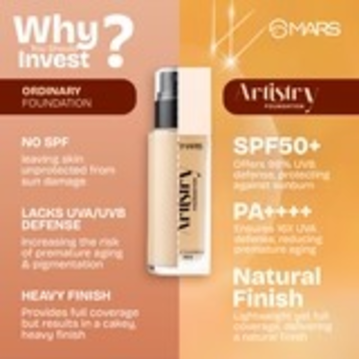 MARS ARTISTRY LIQUID FOUNDATION 03 MEDIUN BUFF