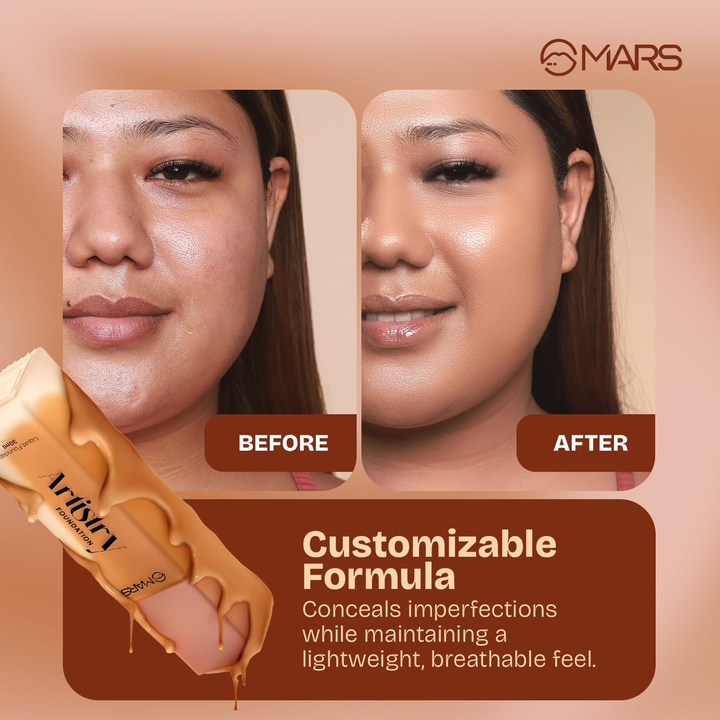 MARS ARTISTRY LIQUID FOUNDATION F19-04