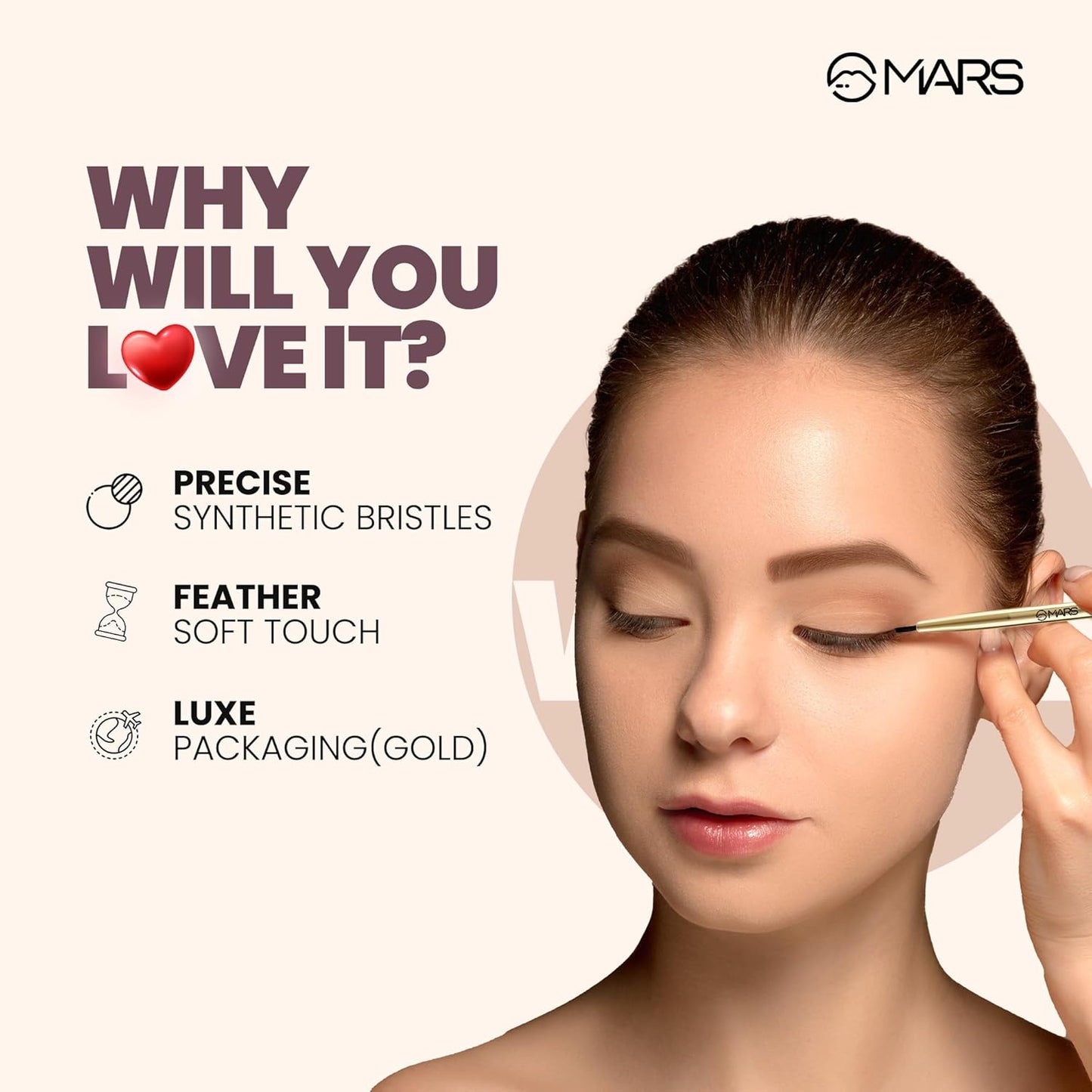 MARS ARTIST'S ARSENAL EYELINER BRUSH BRE05