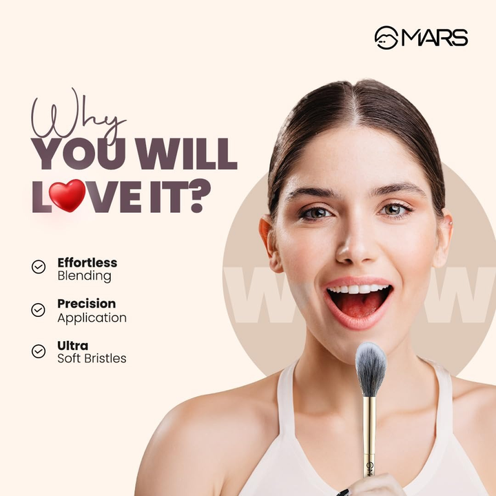 MARS ARTIST'S SMALL POWDER BRUSH