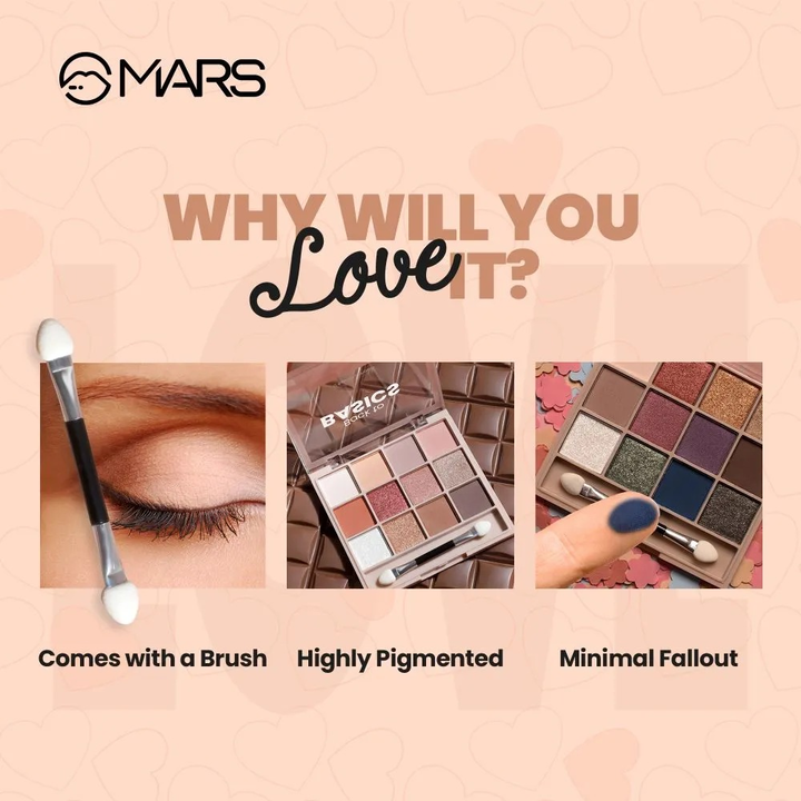 MARS BACK TO BASICS EYE SHADOW PALETTE 01