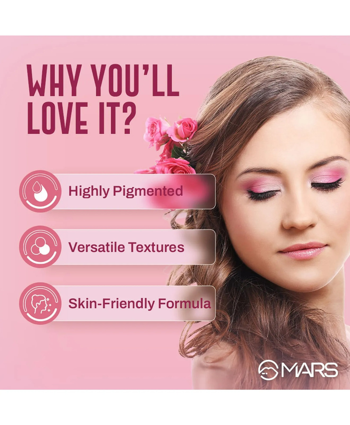 MARS BLOOMING EYESHADOW 04 ORCHIDS PALETTE - 4.8G