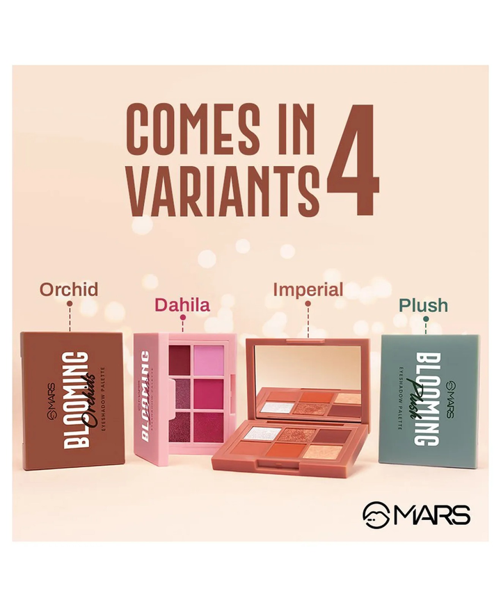 MARS BLOOMING EYESHADOW 04 ORCHIDS PALETTE - 4.8G