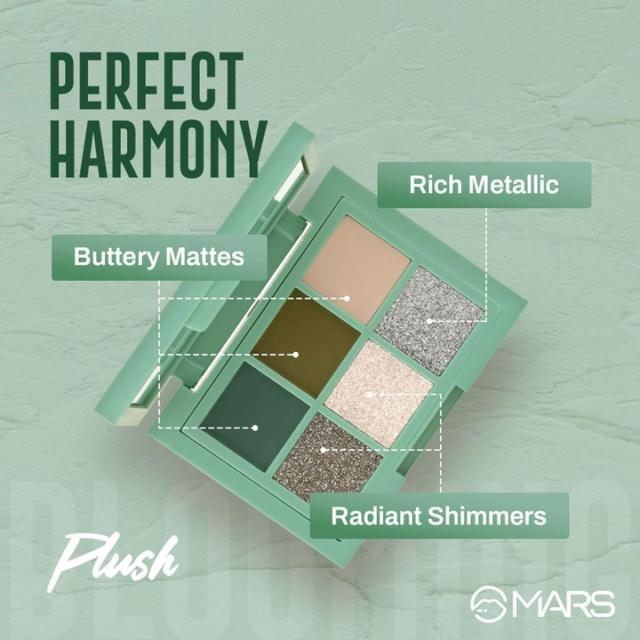 MARS BLOOMING EYESHADOW PALETTE 01 PLUSH