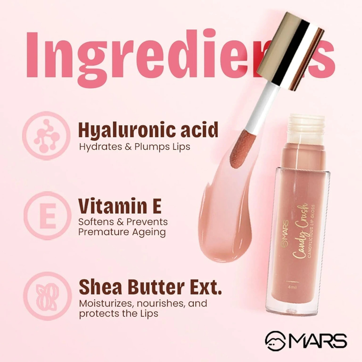 MARS CANDYLICIOUS LIP GLOSS 01 CANDY CRUSH