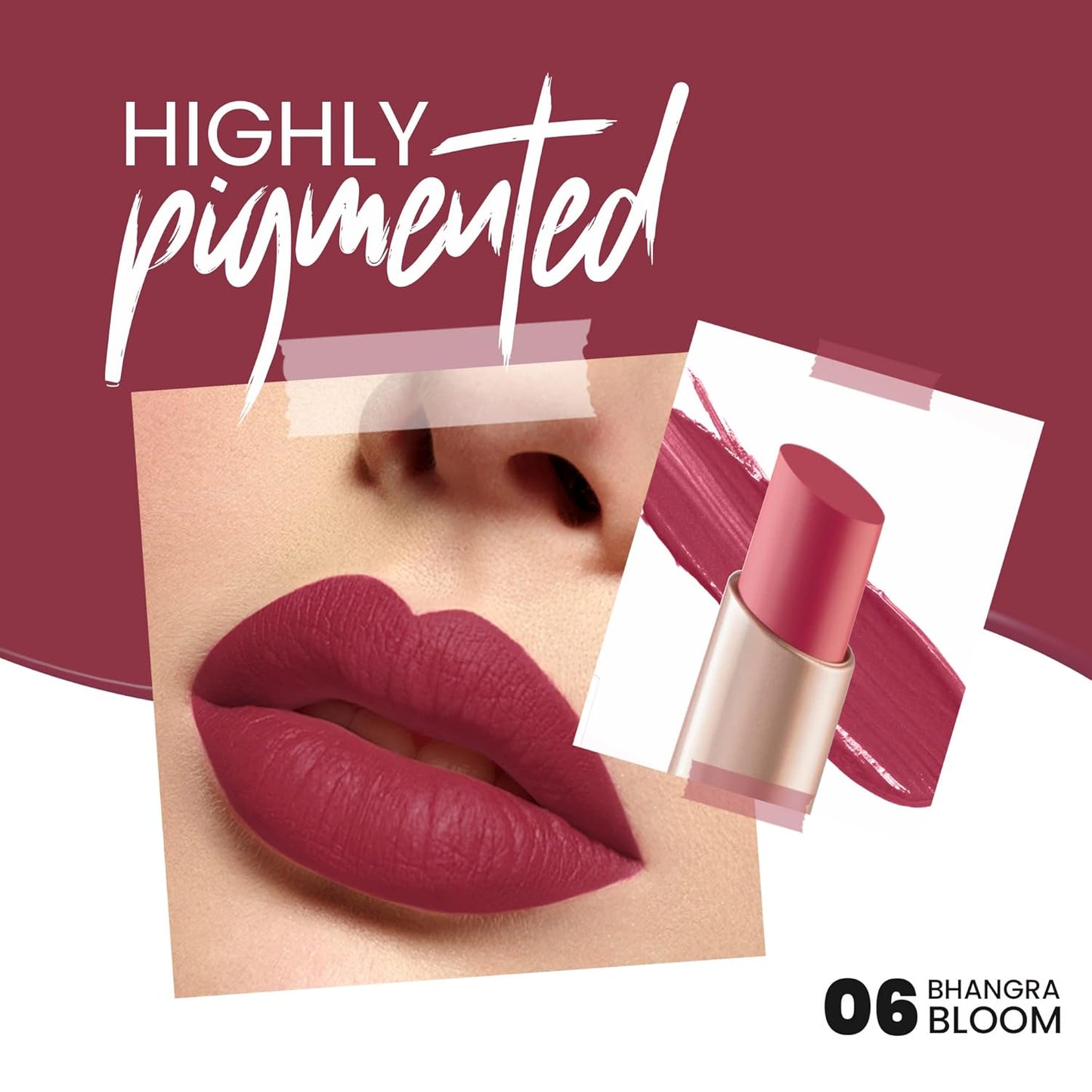MARS CEAMY MATTE LIPSTICK 06 BHANGRA BLOOM
