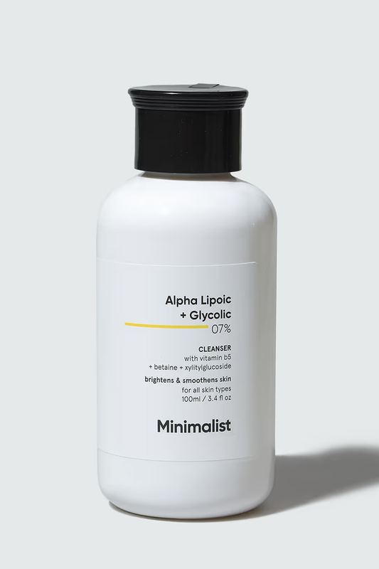 MINIMALIST ALPHA LIPOIC+GLYCOLIC 07% CLEANSER 100 ML