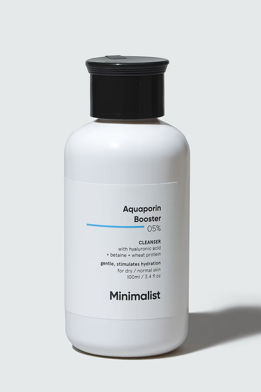 MINIMALIST AQUAPORIN BOOSTER 05% CLEANSER WITH HYALURONIC ACID 100ML