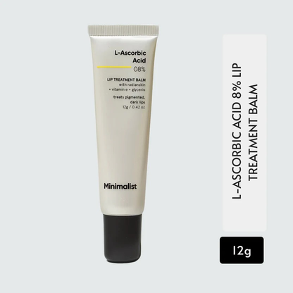 MINIMALIST L-ASCORBIC ACID 08% LIP TREATMENT BALM 12G