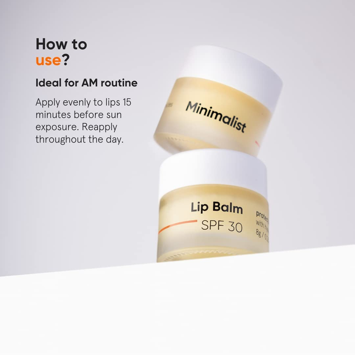 MINIMALIST LIP BALM SPF 30 8G