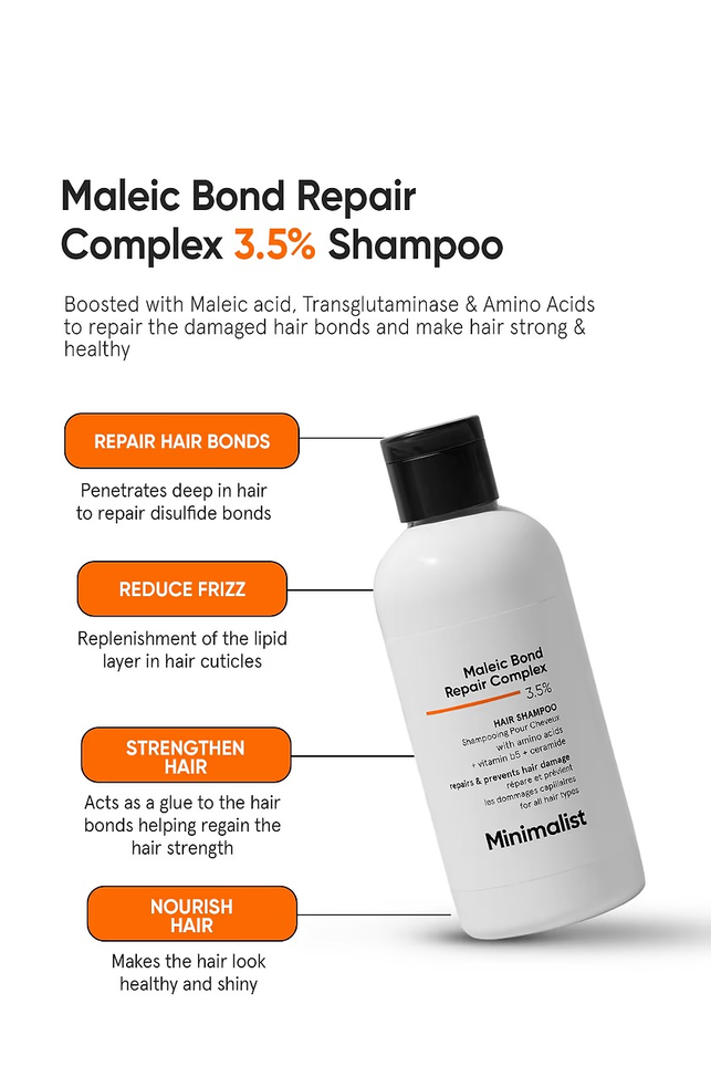 MINIMALIST MALEIC BOND REPAIR SHAMPOO 250 ML