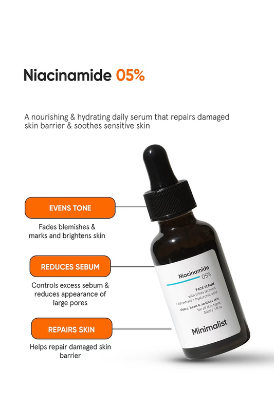 MINIMALIST NIACINAMIDE 5% FACE SERUM 30ML