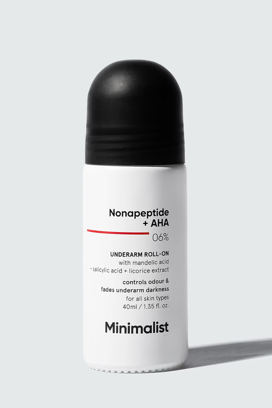 MINIMALIST NONAPEPTIDE+ AHA 06% UNDERARM ROLL-ON 40 ML