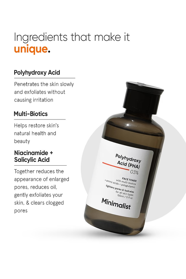 MINIMALIST POLYHYDROXY ACID 03% FACE TONER 150ML